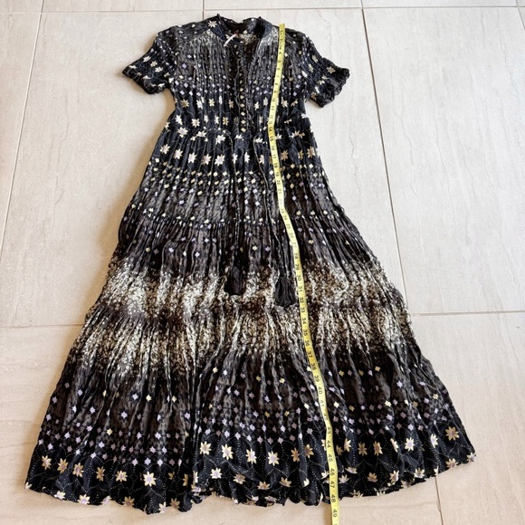 Free People Floral Print Tiered Maxi Dress Size S - Picture 9 of 12
